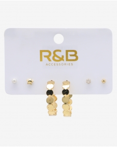 Multi-Style Earrings Collection  Gold