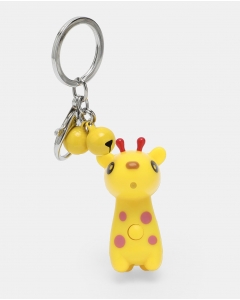  Yellow Cute Giraffe Keychain