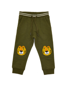 Patch Detailed Joggers with Drawstring Waist