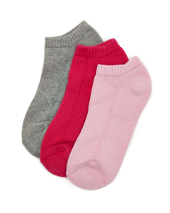 3-Pack Solid Ankle Socks