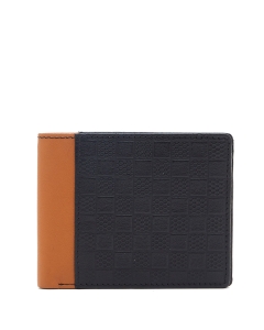 Color Block Bi-Fold Wallet