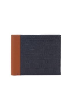 Color Block Bi-Fold Wallet