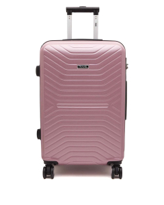 Pink Textured ABS Trolley Bag, 28inch - Large