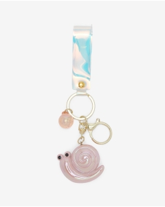 Loop Keychain with Snail Theme Charms