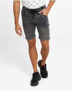 Grey Jeans Shorts For Men