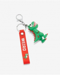 Green Dinosaur Keychain