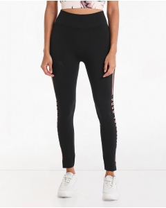 Printed Active Tights with Elasticated Waist