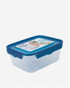 Blue Rectangular Food Container Set