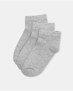 Pack of 3 - Solid Ankle Socks