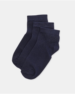 Pack of 3 - Solid Ankle Socks