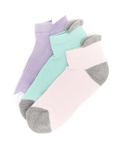 3 Pack Solid Ankle Socks