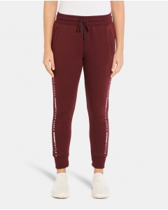 Red Cotton Sports Track Pant