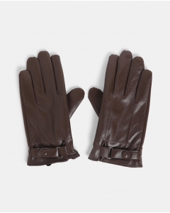 Brown Essential Leather Gloves