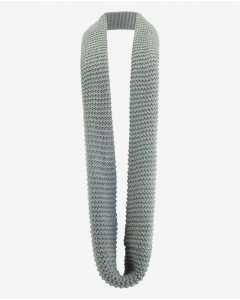 Grey Essential Cashmere Blend Knit Scarf