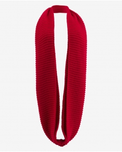 Red Essential Cashmere Blend Knit Scarf