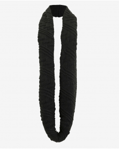 Black Essential Cashmere Blend Knit Scarf