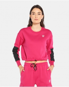 Pink Polyester Sweater Top